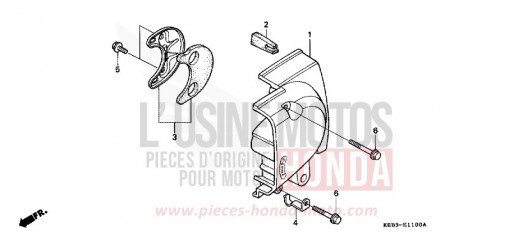 PANNEAU DE CARTER-MOTEUR CA125S de 1995